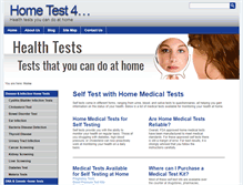 Tablet Screenshot of hometest4.com
